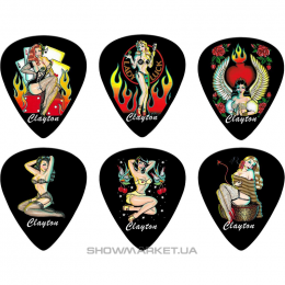 Медиатор - Clayton TBDS/12 TROUBLE DOLLZ STD M (упак 12шт.)