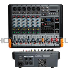 Активный микшерный пульт BIG PM6- FX99USBEQ 2*250W