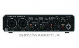 USB аудіоінтерфейс BEHRINGER U-PHORIA UMC204