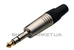 Разъем 1/4" Jack TRS - ROCKCABLE RCL10003 P
