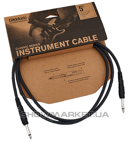 Фото Кабель - PLANET WAVES PW-CGT-05 Classic Series Instrument Cable 5ft L