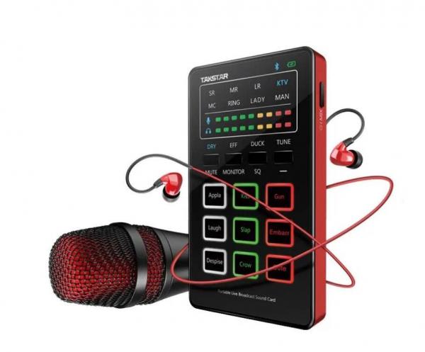 Фото Комплект звуковых карт для прямой трансляции Takstar MX1 mini Set L