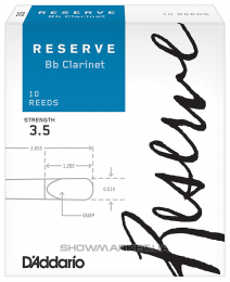 Трости для кларнета - D`ADDARIO DCR1035 Reserve Bb Clarinet #3.5 10 Box