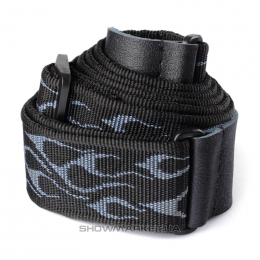 Гитарный ремень - DUNLOP D3811 GY FLAMBE GREY