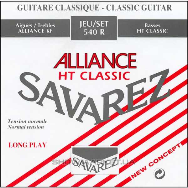 Фото Струни для класичних гітар (нейлонові) - Savarez 540 R L