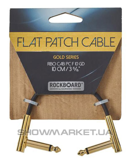 Фото Готовий кабель - ROCKBOARD RBOCABPC F10 GD GOLD Series Flat Patch Cable L