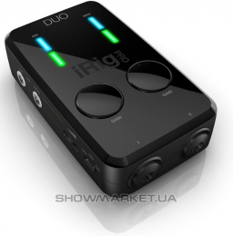 Мобільний двоканальний аудіоінтерфейс IK MULTIMEDIA iRIG PRO DUO