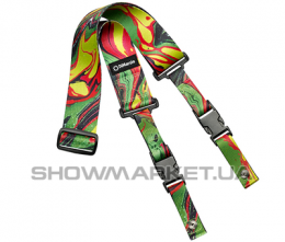 Гитарный ремень - DIMARZIO DD2241 STEVE VAI CLIPLOCK GREEN UNIVERSE