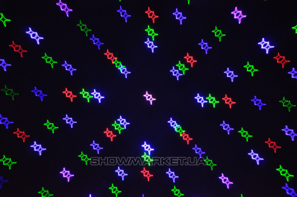 Фото Лазер RGB з малюнками  Light Studio  AG-08RGB L