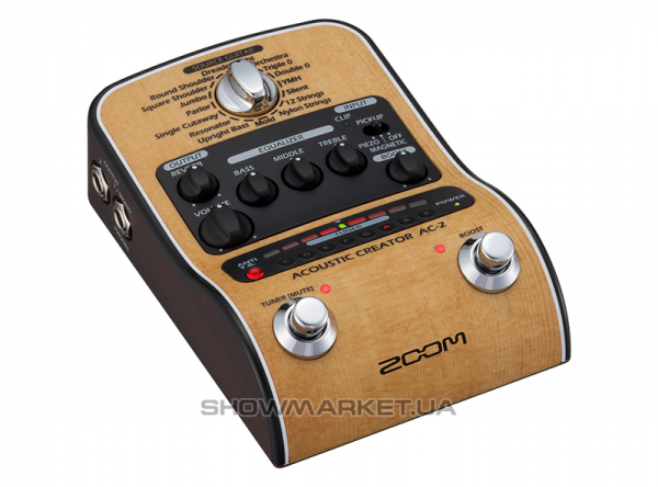 Фото Процесор ефектів для електро акустичних гітар - Zoom AC-2 L