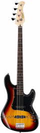 Бас-гитара  - CORT GB34JJ (3 Tone Sunburst)