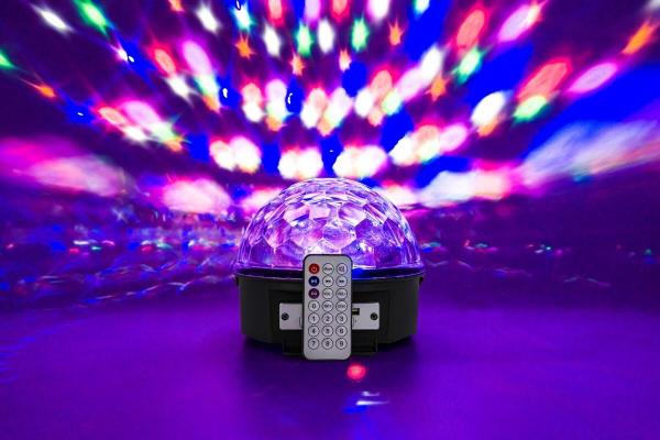 Фото Світловий LED прилад Free Color BALL63 USB-MP3 L