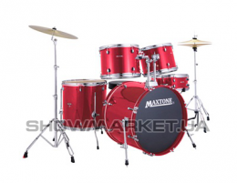 Акустическая ударная установка MAXTONE MXC3005 (Wine Red)