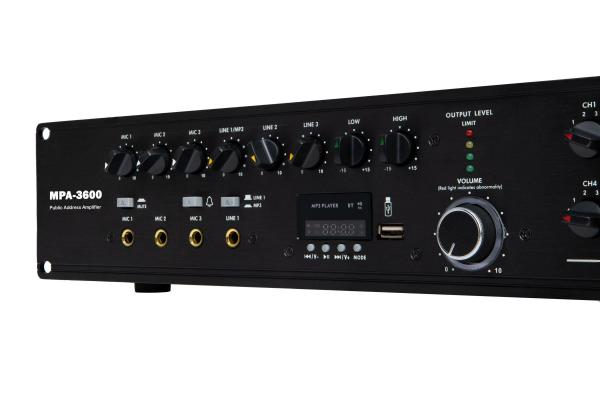 Фото Трансляционный усилитель мощности SKY SOUND MPA-3600 (6-ZONE) L