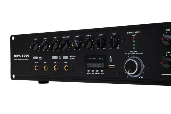 Фото Трансляционный усилитель мощности SKY SOUND MPA-5000 (6-ZONE) L