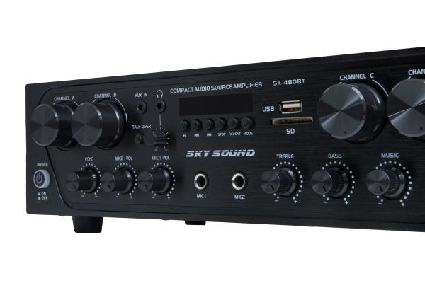 Фото Усилитель мощности SKY SOUND SK-480 (4*80W) L