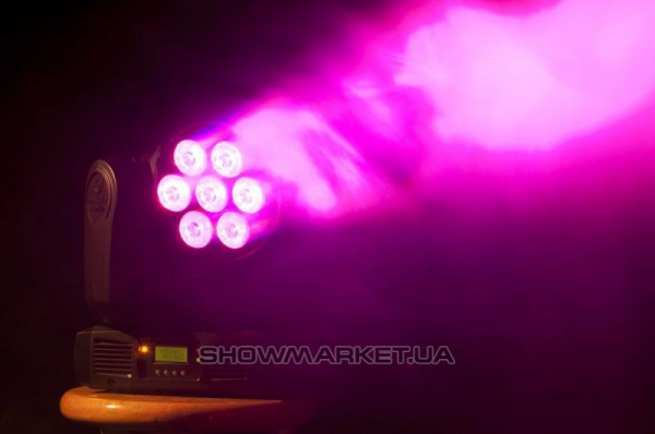 Фото LED голова BIG LIDER  7*20W - RGBW-ZOOM L