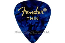 Набор медиаторов FENDER 351 PREMIUM CELLULOID BLUE MOTO THIN