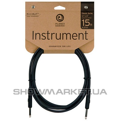 Фото Кабель - PLANET WAVES PW-CGT-15 Classic Series Instrument Cable 15ft L