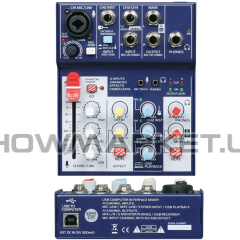 Микшерный пульт с интерфейсом USB MIXSOUNDCARD6