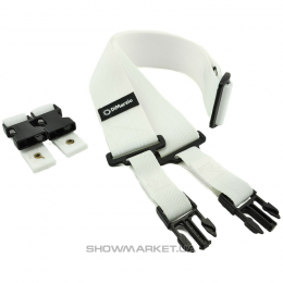 Гитарный ремень - DIMARZIO DD2200 CLIPLOCK WHITE