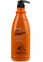 Маска для волос с лошадиным маслом Farm Stay Mayu Complete Treatment Essence Hair Pack