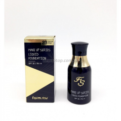 Тональная основа с цветочным экстрактом SPF 30 FarmStay Make-Up Series Liquid Foundatoin №23