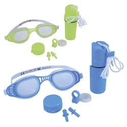 Набор для плавания (очки, бируши, клипса для носа) 26002