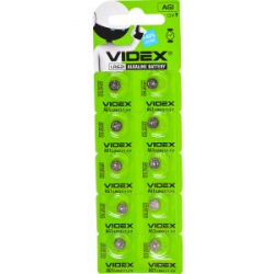 Плоские  Батарейки - таблетки Videx AG 1