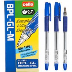 Ручка масляна Cello 0,7мм синя BPL-GL-M-1192