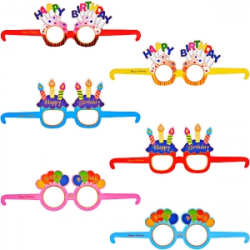 Набір картонних окулярів Happy birthday