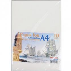 Папка та папір для акварелі Офорт А4 10 аркушів 200г/м²