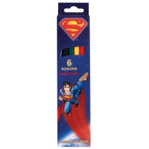 Карандаши цветные COOLFORSCHOOL Superman 6 цветов