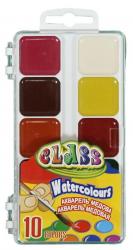 Краски акварельные CLASS 10 цветов 7615