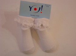 Шкарпетки 6-9 міс. SKFA/BABY/WHITE YO!