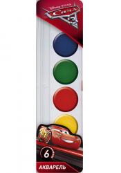 Фарби акварельні Ранок Cars-3 6 кольорів
