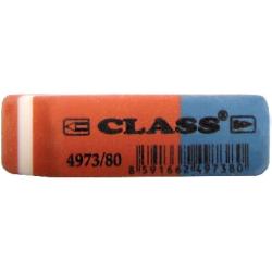 Гумка комбінована синьо-червона CLASS 4973/80
