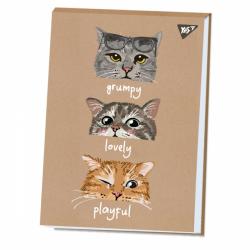 Альбом для малювання А4 20 аркушів, клеєний Крафт Cats Yes 130577