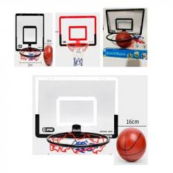 Баскетбольне кільце (щит пластиковий, кільце пластикове, сітка, м'яч, насос) MR 1134