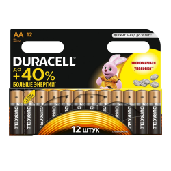 Батарейка R6 AA Alkaline Duracell 12 шт. Ч-22473