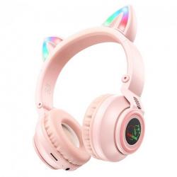 Bluetooth Навушники  Borofone  BO18 - Pink