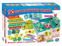 Большой набор  30 игр для обучения чтению  (укр.) Ranok-Creative 309417