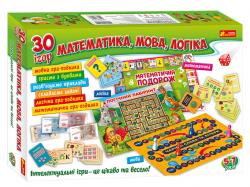 Большой набор  30 игр. Математика, язык, логика.  Ranok-Creative 309302