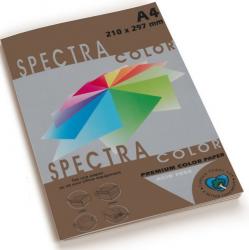 Папір офісний кольоровий Темно-коричневий А4 100 аркушів 80г/м2 SPECTRA COLOR 04319