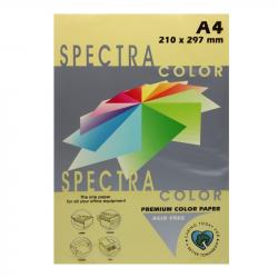 Бумага цветная желтая А4 100 листов 80г/м пастель Yellow 160 SPECTRA COLOR Ш-1608