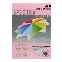 Бумага цветная розовый А4 100 листов 80г/м пастель Pink 170 SPECTRA COLOR Ш-1707