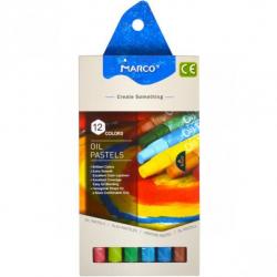 Пастель масляна Marco 12 кольорів 4800/ОР-12СВ