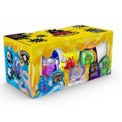 В'язка маса 3 в 1  Magnetic Slime ,  Fluffy Slime ,  Crazy Slime Fluoric  Danko Toys SLM-14-01U