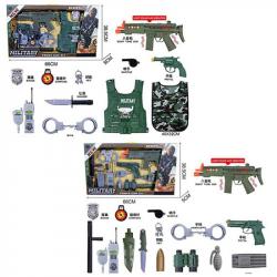 Детский игровой военный набор с оружием JS001A-03
