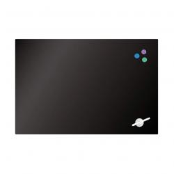 Доска стеклянная магнитно-маркерная черная 60х90 см Axent 9615-01-A